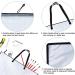DPEI XUAN Art Portfolio Bag - 19x25 Inch Transparent White Poster Storage Organizer with Zipper and Handle - Ideal for Large Posters, Poster Boards, Paintings - 1 Pack - Buy Online on SooperMarket.com