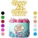 Personalised Happy Birthday Cake Topper Birthday Cake Toppers Gifts for Women Men Custom Glitter Cake Topper with Any Name & Age for 18th 21st 30th 40th 50th 60th Cake Decorations(Gold) - Buy Online on SooperMarket.com