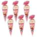 Mr. Mallo Marshmallow pointed bag |Foam sugar colorful mix for birthdays carnival parties |Practical with clip closure (6x250g) 250 g (6 -pack)