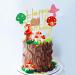 Arthsdite 1Pc Mushroom Cake Topper Mushroom Birthday Cake Decorations for Girls Boys Mushroom Snail Happy Birthday Decorations Theme Party Supplies - Buy Online on SooperMarket.com