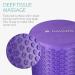 Navaris Pilates Foam Roller 45cm - Violet Fascia Roll for Back Fitness & Massage - Ideal for Yoga & Pilates - Buy Online on SooperMarket.com