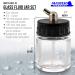 Master Airbrush 10-Pack TB-003 3/4oz Glass Jar Bottles with 60 Adaptor - Compatible with Single-Action Siphon Feed Airbrushes - Fits Badger, Paasche, Iwata - Buy Online on SooperMarket.com