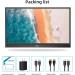 Kenowa 15.6 Touchscreen Portable Monitor - HDR 1920x1080 Eye Care IPS for Raspberry Pi PC Laptop PS4 Xbox | External Monitor with HDMI & USB Type-C - Buy Online on SooperMarket.com