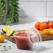 100 Clear Jello Shot Cups with Lids - 4 oz Plastic Portion, Condiment, Sauce, Dressing Container for On-the-Go - Buy Online on SooperMarket.com