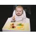 EasyMat 'Perfect Fit' for IKEA Antilop Highchair by EasyTots | Yellow Baby Suction Plate & Placemat for Baby Led Weaning - Buy Online on SooperMarket.com