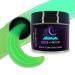 Slice of the Moon | Green Glow-in-The-Dark Luminescent Pigment Powder for Cosmetics  Epoxy Resin  Art Projects  Paint  Face Paint  and Crafts - 1oz (28g) Jar Neon Green