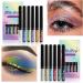 Glitter Eyeliner Waterproof Liquid Pencil Set - Bold Colors Eye Makeup Pen for Long-Lasting Effects - Women's Gift - Buy Online on SooperMarket.com
