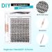 SISILILY 280pcs Lash Clusters - Fluffy 30D & 40D Individual Eyelash Extensions with Bond Seal Remover & Tweezers - Mega D Curl False Eyelashes Kit for International Shipping - Buy Online on SooperMarket.com