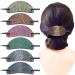 6 Pieces Leather Hair Barrette with Stick Leather Hair Accessories Hair Barrettes Stick Hair Clip Hair Stick Ponytail Hair Pin for Women Long Hair