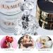 H&D Clear Art Carved Crystal Mini Refillable Perfume Bottle - 5ml (Set of 3) - Elegant Travel Size Fragrance Containers - Perfect Gift Idea - Buy Online on SooperMarket.com