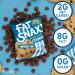 Fat Snax Low-Carb Soft Baked Keto Cookies - Chocolate Chip (Pack of 12) | Almond Flour, Gluten-Free, Low Sugar Snack | 2g Net Carbs, 8g Fat - Buy Online on SooperMarket.com