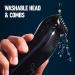 King C. Gillette Cordless Beard Trimmer Kit for Men - Lifetime Sharp Blades, 3 Combs, UK Plug - Gifts for Men - Buy Online on SooperMarket.com