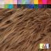 Shaggy Faux Fur Fabric by FabricLA - 18x60 Inches - Light Brown Craft Furry Fabric for Sewing Apparel, Rugs, Pillows, and More - Buy Online on SooperMarket.com
