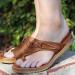 Evzosrz Women's Orthopedic Ring Toe Sandals - Brown, Size 9 | Casual Summer Beach Retro Orthotic Slides - Buy Online on SooperMarket.com