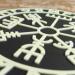 Glow Dark Vegvisir Viking Compass Norse Rune Morale Patch - 3D PVC Rubber Fastener - Buy Online on SooperMarket.com
