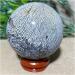 Brazil Black Line Agate Sphere Natural Quartz Crystal Gift Home Furnishing Articles Ball+Stand 1pc (Color : 200-210g) - Buy Online on SooperMarket.com