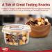 Tropgo Deluxe Mix 180gr - Mixed Nuts and Dried Fruits in a Resealable and Recyclable Nut Tub - Contains Fibre Protein and Essential Minerals - Wholesome Trail Mix - Healthy Snacks for All Ages - Buy Online on SooperMarket.com