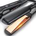 VANESSA PRO Hair Straightener Flat Iron  100% Pure Titanium Flat Iron for One Pass to Achieve a Sleek Look  Curls Beautifully & Straightens Well - 2 inches