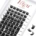 Lash Clusters DIY Eyelash Extensions 72 Pcs D Curl 8-16mm Cluster Eyelash Extensions Thin Stem Cluster Lashes Individual Lashes Cluster Lashes Wisps Reusable for Self-application (H-02 D Curl 8-16mm) 1 Count (Pack of 1) ...