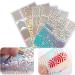 Dokpav 144 Pcs Nail Vinyl Stencils Set - 72 Unique Designs for Nail Art Decoration | DIY Nail Design Tools Decals - 24 Sheets - Buy Online on SooperMarket.com