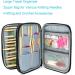 Knitting Needles Case - Zipper Storage Organizer Bag for Various Needles & Accessories - Buy Online on SooperMarket.com