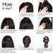 11-Piece Women's Sponge Hair Bump Up Inserts & Clips for DIY Hairstyles - Black/Brown - Buy Online on SooperMarket.com