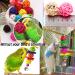 Bird Parakeet Cockatiel Toy Set - 19 Pcs Bird Cage Swing, Hammock, Chewing Toys & Wooden Perches for Conures, Love Birds, Finches, Budgies - Buy Online on SooperMarket.com