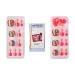 KISS imPRESS Sugarpop Square Press-On Pedicure Nail Kit | Glittery Multicolored Toenails + Prep Pad, Nail File, Cuticle Stick, 24 Nails - Buy Online on SooperMarket.com