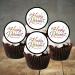 24 PRECUT Happy Retirement Edible Cupcake Decorations Theme #2 Premium Thickness SWEETENED Vanilla Wafer Card Cupcake Toppers - Cake Decorations - Buy Online on SooperMarket.com