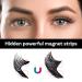Dual Magnetic Reusable False Eyelashes Set - No Glue Needed | Soft 3D Fake Lashes Extension | Natural Look with Tweezers - 2 Pairs - Buy Online on SooperMarket.com