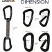 Fusion Climb 6-Pack Quickdraw Set - 11cm with Contigua Straight Gate Carabiner - Orange/Orange - Buy Online on SooperMarket.com