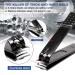 Manicure Pedicure Kit - 5 Piece Nail Clippers Set for Fingernails & Toenails - Best Care Tools for Men & Women with Travel Case (Gray/Black) - Buy Online on SooperMarket.com