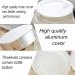 6 Pack 30ml Refillable Glass Cream Can - Leakproof Travel Container for Lotions Essential Oils & Lip Balm - Matte Transparent - Buy Online on SooperMarket.com