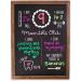 Wood Framed Baby Monthly Milestone Chalkboard | Reusable 12x16 Baby Calendar Board - Buy Online on SooperMarket.com