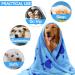 LLMSix Extra Absorbent Dog Towels - Large Microfiber Pet Towels for Small & Large Dogs/Cats (140x70cm) - Quick Drying & Soft - Buy Online on SooperMarket.com