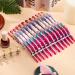 240 Extra Long Aurora Pattern Ballerina Coffin False Nails - Solid Color Full Cover Fake Nails for DIY Nail Salon - Buy Online on SooperMarket.com