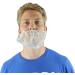 White Disposable Beard Net Covers with Elastic Bands Heavy Duty Beard Restraints Comfortable Protective Beard Masks Nonwoven Latex Free Spunbond Safe & Clean Work Environment 100 PC Beard Net Stretchable Fits All 100 Pieces - Buy Online on SooperMarket.com