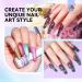 SAVILAND 12 Colors Crystal Cat Eye Gel Nail Polish Set - Glitter & Shiny Dreamy Series for DIY Nail Art | Magnetic Stick Included | Perfect Gift for Home & Salon | 2023 Galaxy Collection - Buy Online on SooperMarket.com