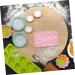 MAGICLULU 5pcs Fruit Cake Mold Clay Molds Silicone Bakeware Biscuit DIY Mould Baking Mold Dessert Mould Non Stick Candy Mold Santa Cake Mold Non Stick Fondant Mold Sample Silica Gel Popsicle 32X18CMx5pcs - Buy Online on SooperMarket.com