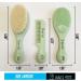 BRADYS HOUSE 3 Piece Baby Hair Brush & Comb Set - Soft Goat Bristle Hair-Brush, Silicone Bath Brush, Plastic Comb for Newborns, Infants, Toddlers & Kids - Buy Online on SooperMarket.com