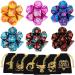 QMay DND Dice Set 42 Pieces, 6 Sets Double - Colors Polyhedron Dice D&D Dice with 6 Pattern Dice Bag, Great for Dungeons and Dragons RPG MTG Table Games etc 42 pcs