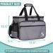 Golkcurx Sewing Machine Case - Removable Padding, Shoulder Strap - Grey - Buy Online on SooperMarket.com