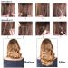 Duufin Dark Brown Microring Extensions Set - 500 Rings Pliers Needles Clips Comb & Mini Hair Gum for Perfect Hair Extensions - Buy Online on SooperMarket.com