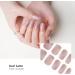DANNI & TONI 28 Semi-Cured Nail Wraps - Salon-Quality Iced Latte Gel Nail Stickers Set - Buy Online on SooperMarket.com