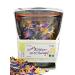 Colorful organic flowers in a jar | Premium quality | handmade | reusable giveaway in plastic-free packaging