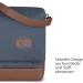 ABC Design Urban Diaper Bag - Stylish Crossbody Messenger with Baby Accessories Large Compartment & Wide Shoulder Strap - Durable Polyester in Lake Color - Buy Online on SooperMarket.com