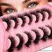 7 Pairs 3D Cat Eye False Eyelashes - Fluffy Volume Curly Faux Mink Reusable Makeup Lashes (TM26) for Stunning Looks - Buy Online on SooperMarket.com