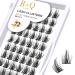 Cluster lashes 72 Clusters B&Q Lash Clusters D Curl Individual Cluster Lashes Natural Eyelash Clusters DIY Lash Extensions Soft Fluffy Cluster Eyelash Extensions (UK-FD-B41-D-16) D-16 mm B 41