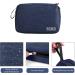 Cooja Hanging Toiletry Travel Wash Bag with Hook & Handle - Dark Blue Set - Buy Online on SooperMarket.com