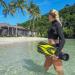 SIER Soft Silicone Full-Foot Swim Fins | Efficient Thrust | Tight Fitting | Yellow | EUR 39-40 US Men 6-7 Women 7-8 - Buy Online on SooperMarket.com